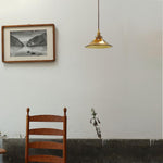 Amber Glass Pendant Light - Lamp Outdoor