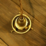 Amber Glass Pendant Light - Lamp Outdoor