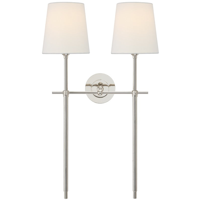 Theodore Wall Lamp Brass Fabric - Lamp Outdoor
