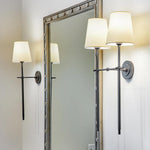 Theodore Wall Lamp Brass Fabric - Lamp Outdoor
