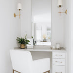 Theodore Wall Lamp Brass Fabric - Lamp Outdoor