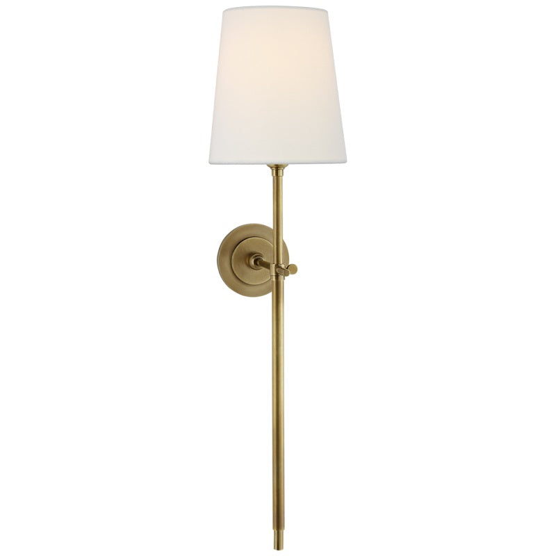 Theodore Wall Lamp Brass Fabric - Lamp Outdoor