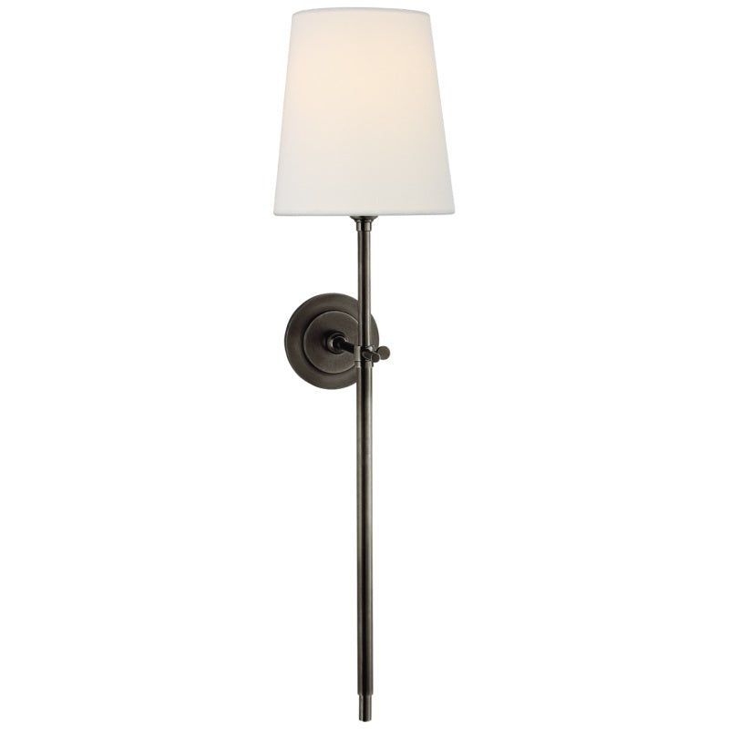Theodore Wall Lamp Brass Fabric - Lamp Outdoor