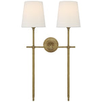 Theodore Wall Lamp Brass Fabric - Lamp Outdoor