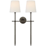 Theodore Wall Lamp Brass Fabric - Lamp Outdoor
