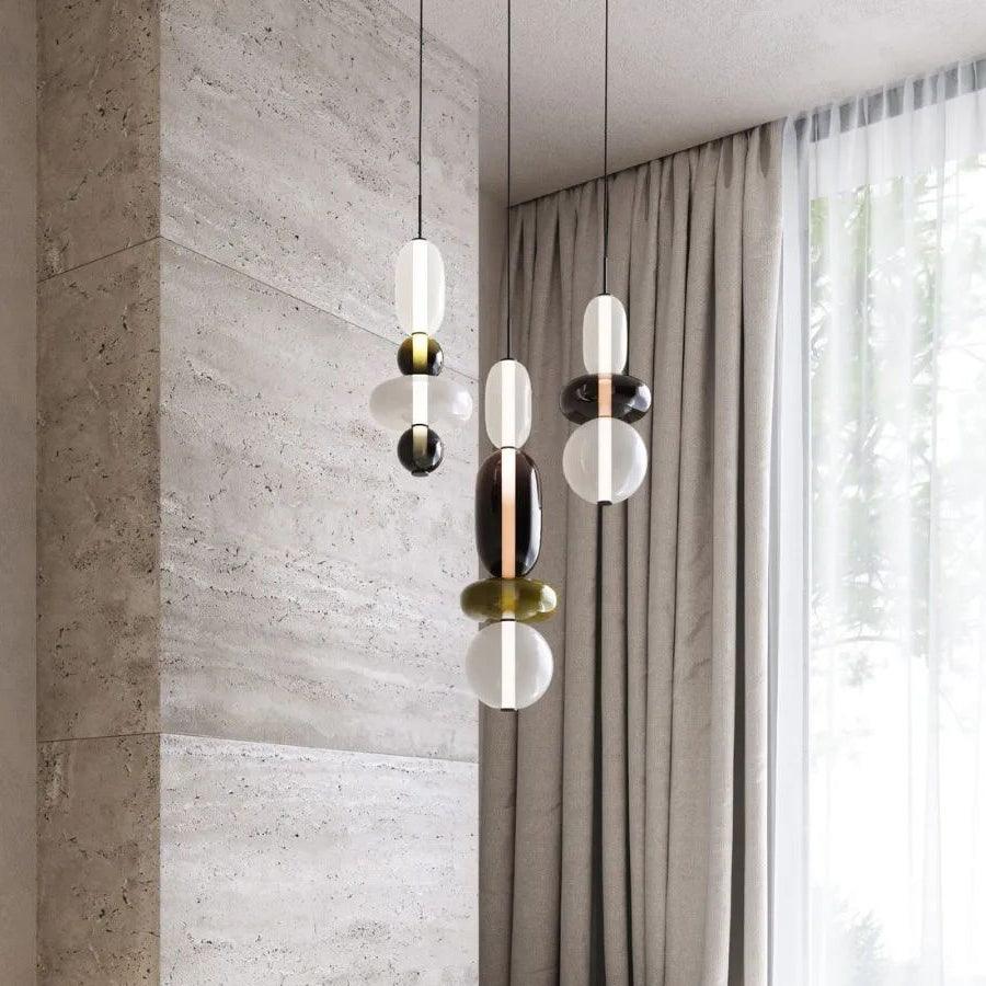 Candied Glass Combo Pendant Light - Lamp Outdoor