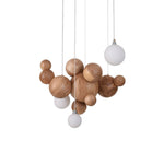 Bubble Wood Balls Chandelier - Lamp Outdoor