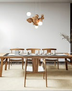Bubble Wood Balls Chandelier - Lamp Outdoor