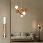 Bubble Wood Balls Chandelier - Lamp Outdoor
