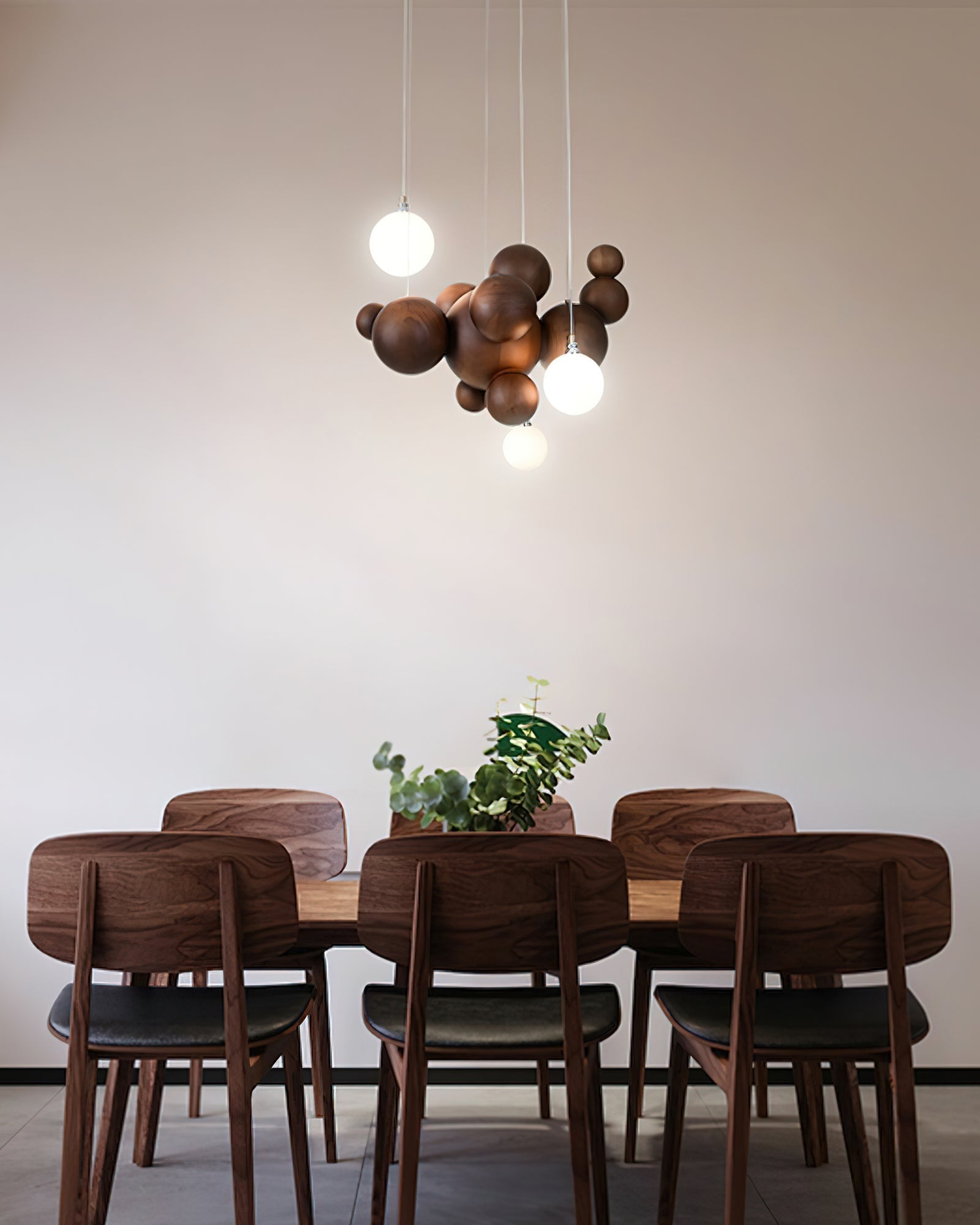 Bubble Wood Balls Chandelier - Lamp Outdoor