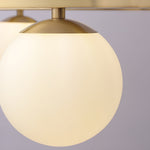 Bubbles Brass Ring Chandelier - Lamp Outdoor