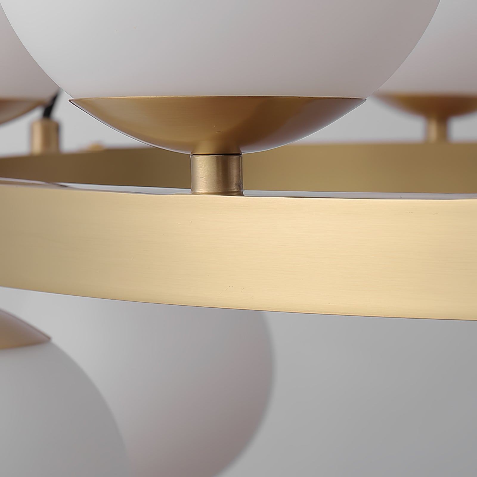 Bubbles Brass Ring Chandelier - Lamp Outdoor