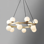 Bubbles Brass Ring Chandelier - Lamp Outdoor