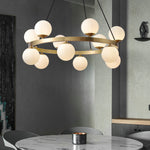 Bubbles Brass Ring Chandelier - Lamp Outdoor