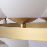 Bubbles Brass Ring Chandelier - Lamp Outdoor