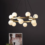 Bubbles Brass Ring Chandelier - Lamp Outdoor