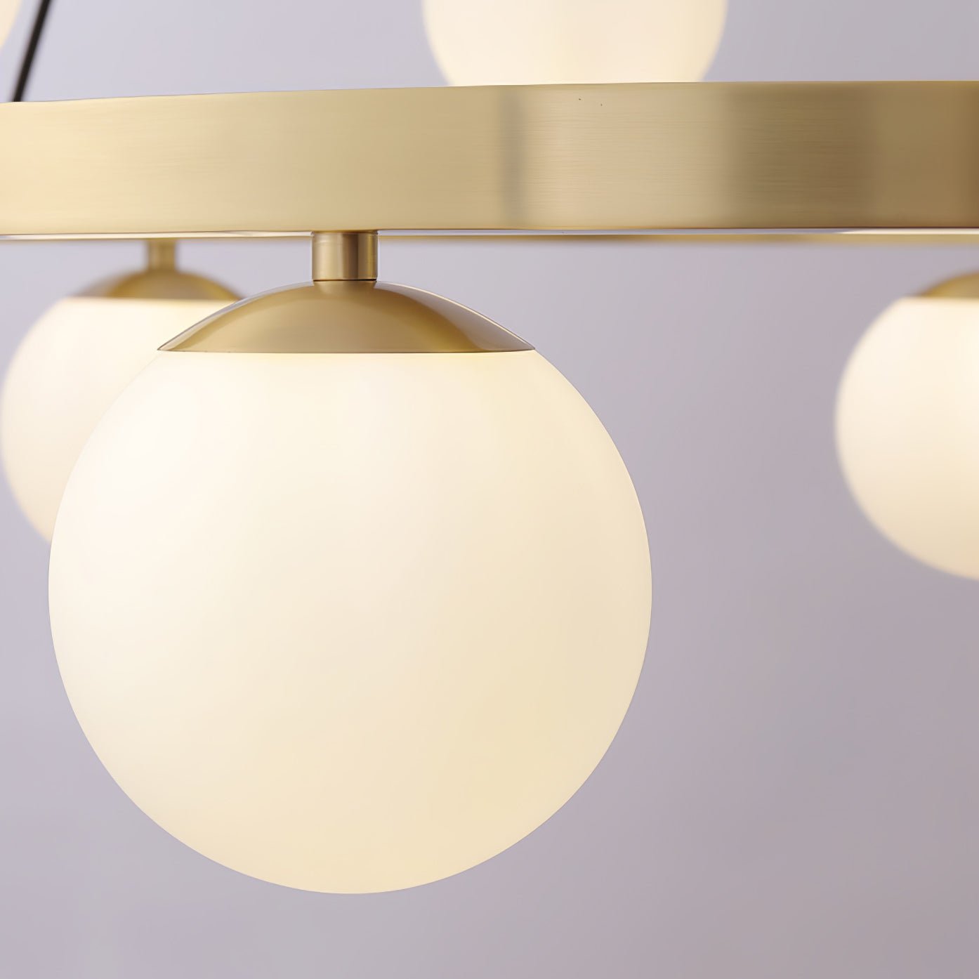 Bubbles Brass Ring Chandelier - Lamp Outdoor