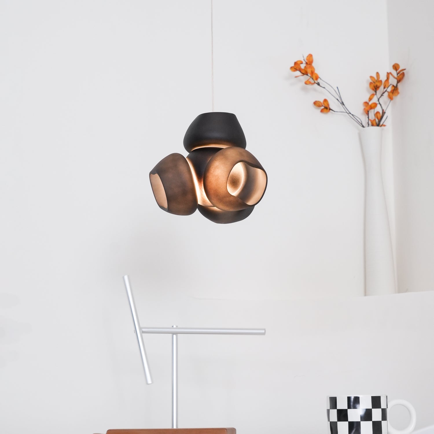 Zamarir Bubbles Cluster Metal Glass Pendant Light - Lamp Outdoor