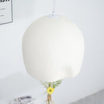Solara Pendant Lamp Plaster Rounded Dome Wabi Sabi - Letslighting