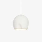 Solara Pendant Lamp Plaster Rounded Dome Wabi Sabi - Letslighting