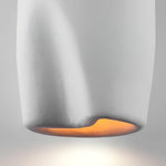 Solara Pendant Lamp Plaster Rounded Dome Wabi Sabi - Letslighting