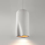 Solara Pendant Lamp Plaster Rounded Dome Wabi Sabi - Letslighting
