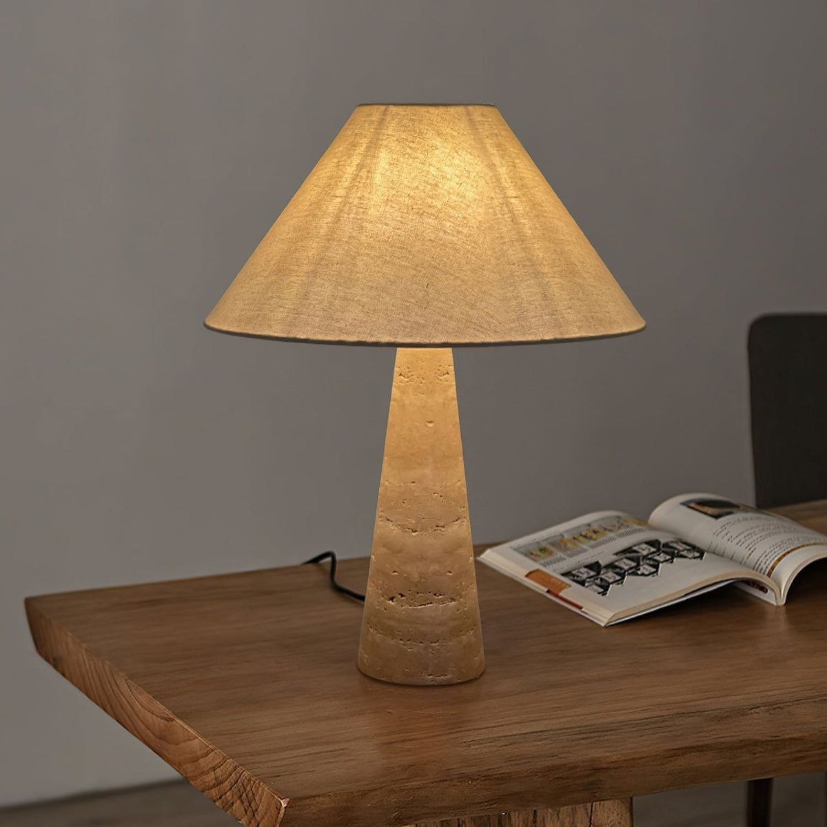 Butler Textured Fabric Table Lamp