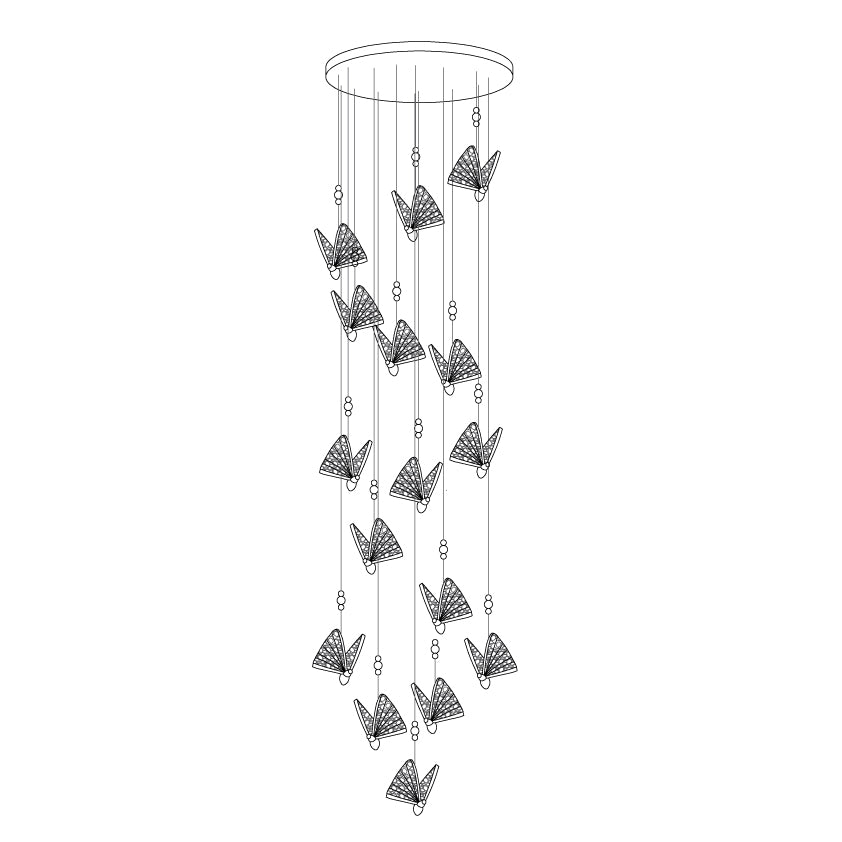 Butterfly Pendant Light - Lamp Outdoor