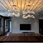 Solara Chandelier Suspension Clear Leaf - Letslighting