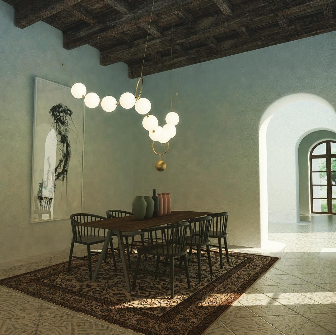 Necklace LED Pendant Lamp - Lamp Outdoor