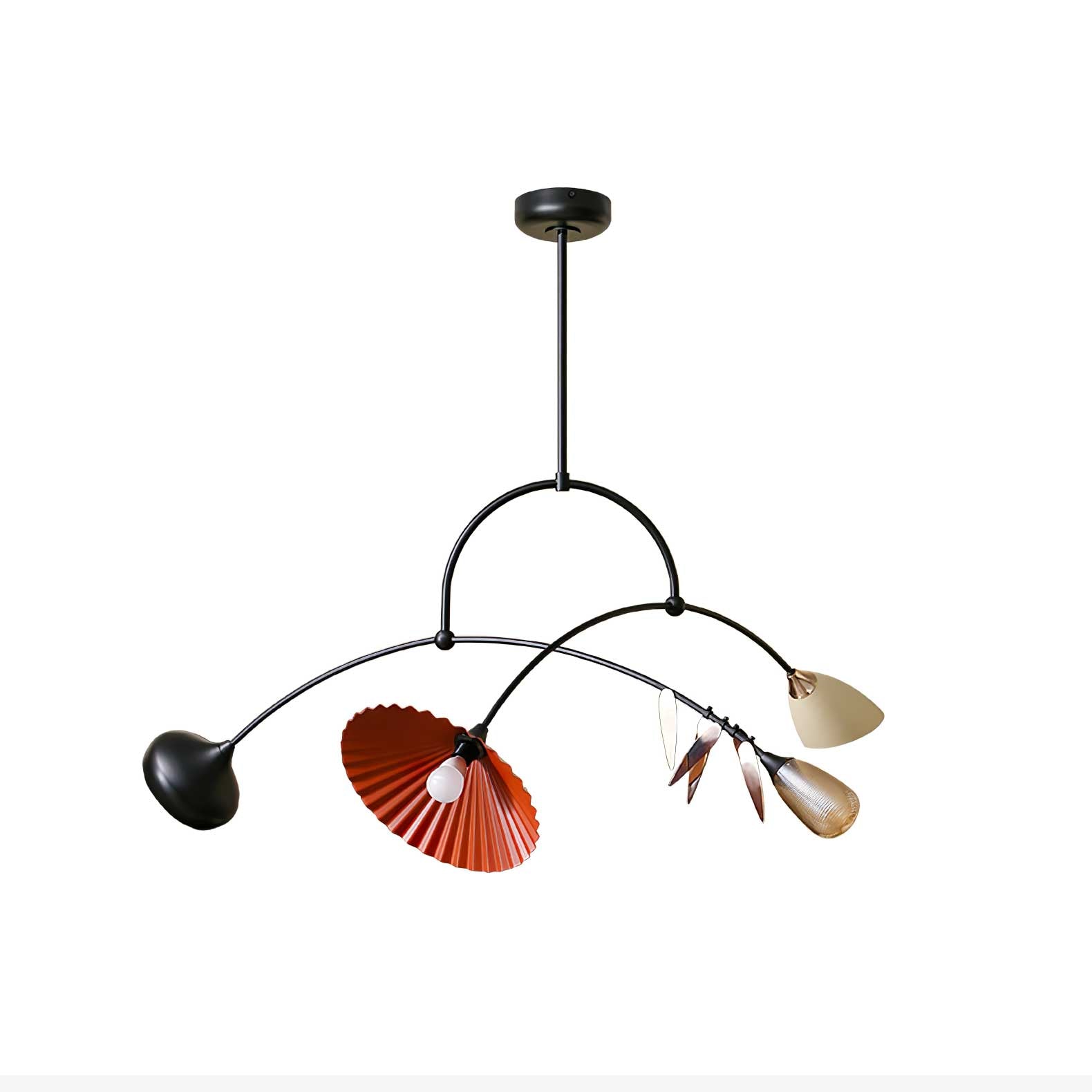 FloraCurv Glass Artisan Pendant Light - Lamp Outdoor