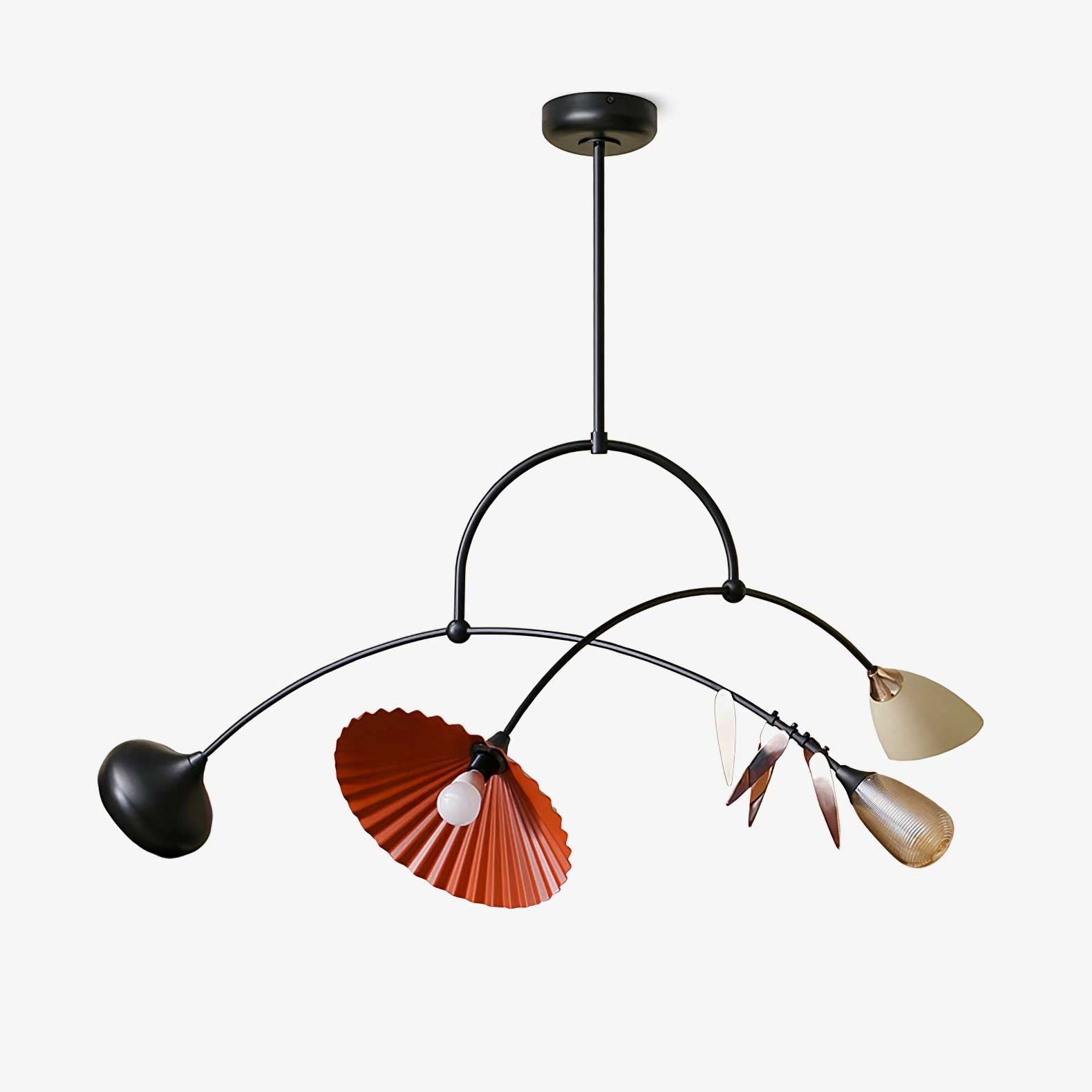 FloraCurv Glass Artisan Pendant Light - Lamp Outdoor