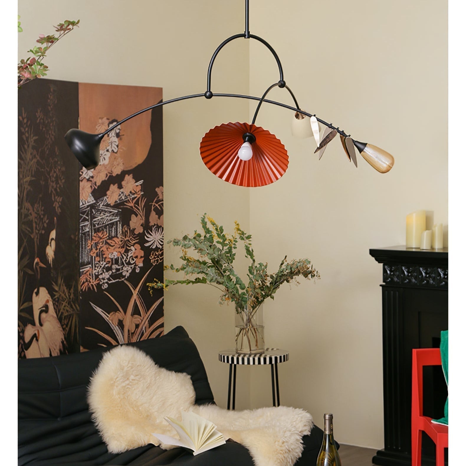 FloraCurv Glass Artisan Pendant Light - Lamp Outdoor