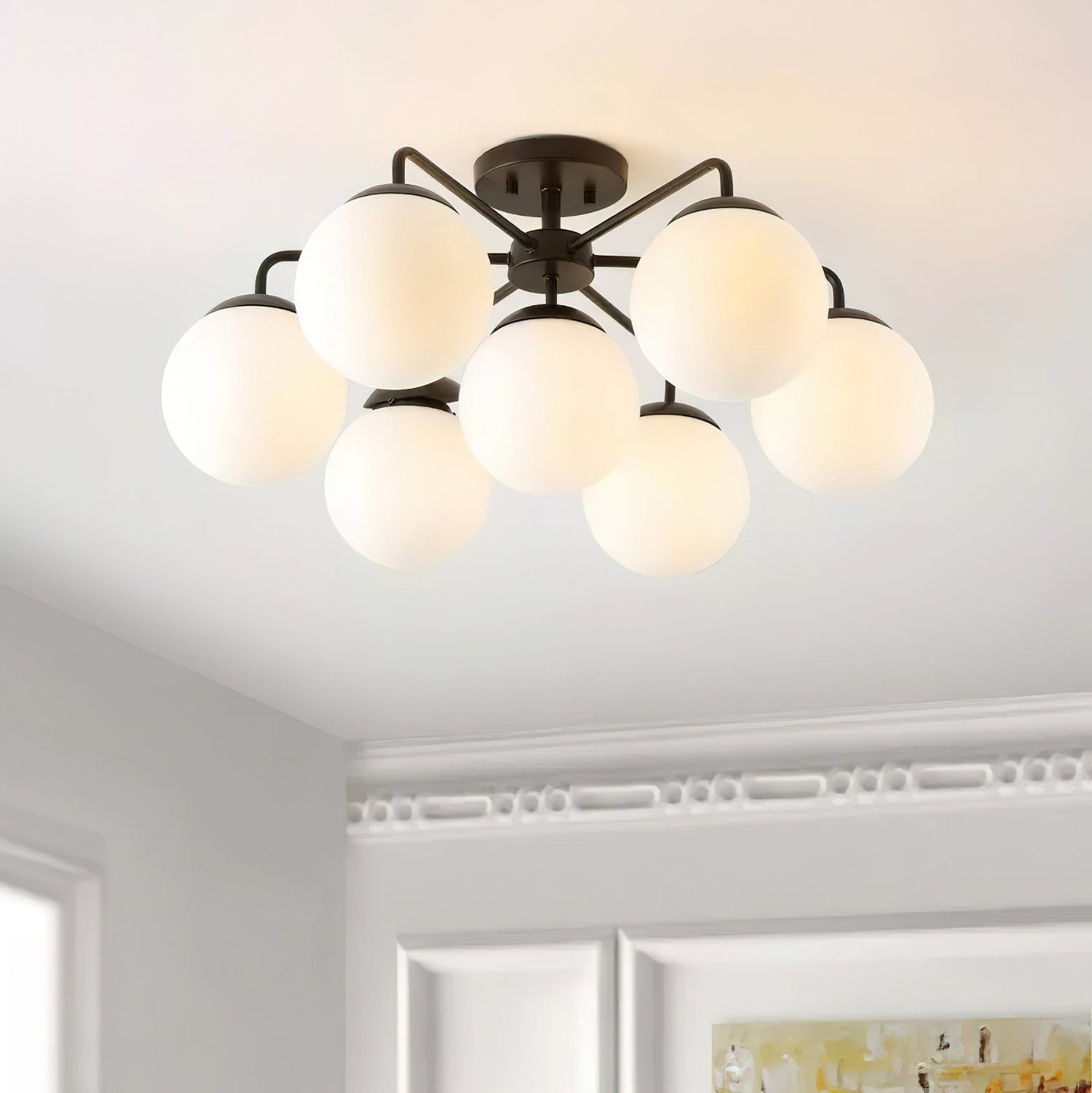 Camdyn Contemporary Glass Ceiling Light