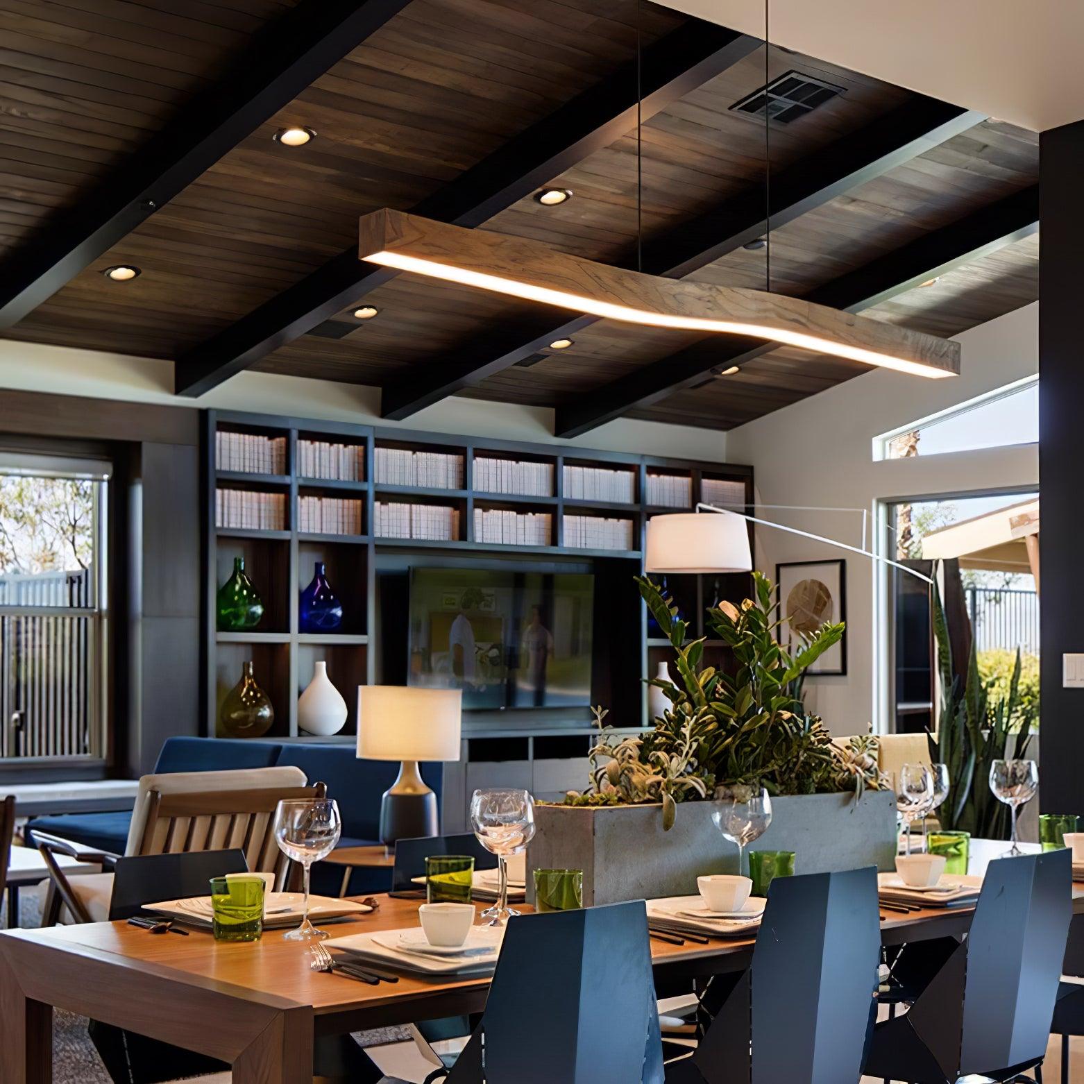 Camur Linear Pendant Light - Lamp Outdoor