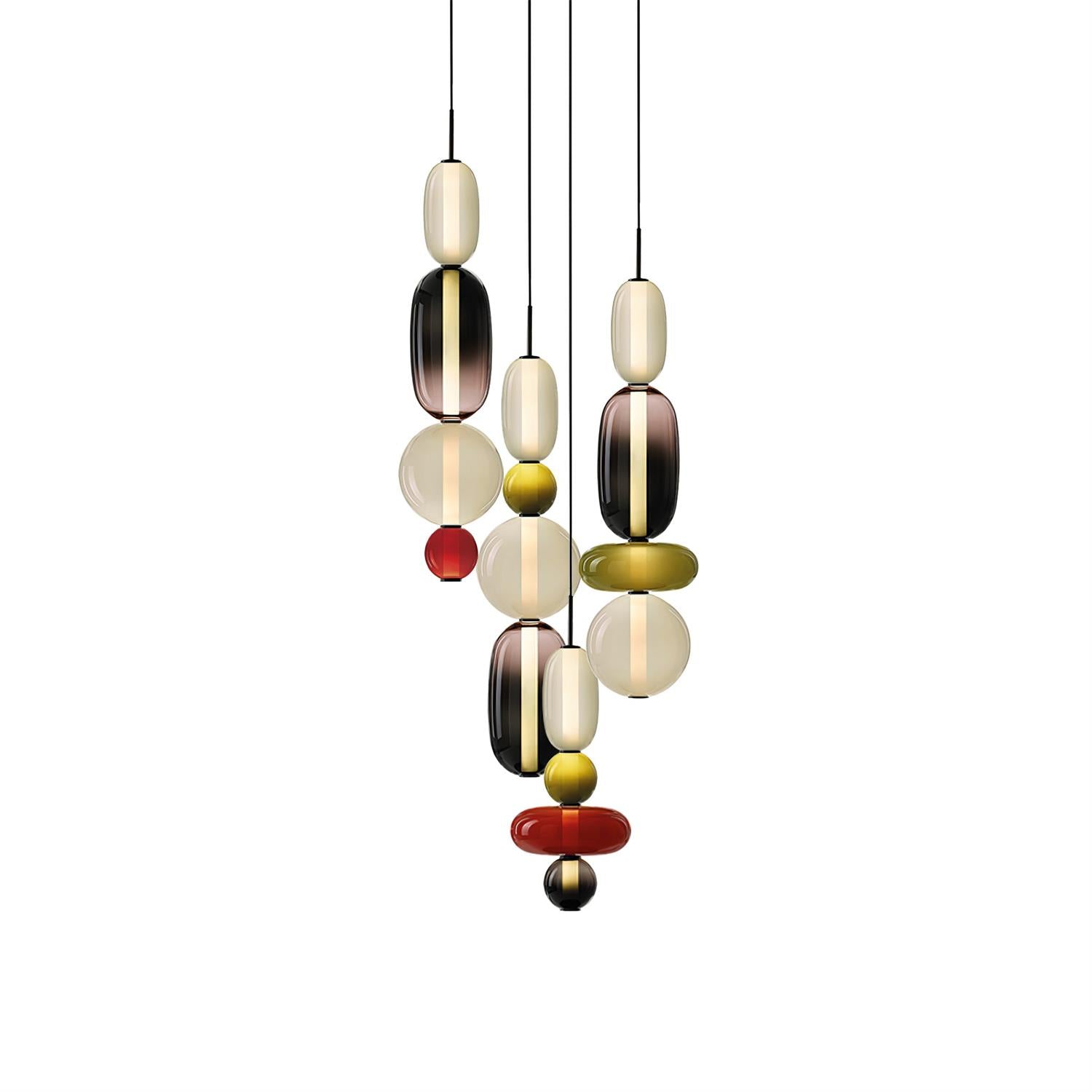 Candied Modern Glass Pendant Light