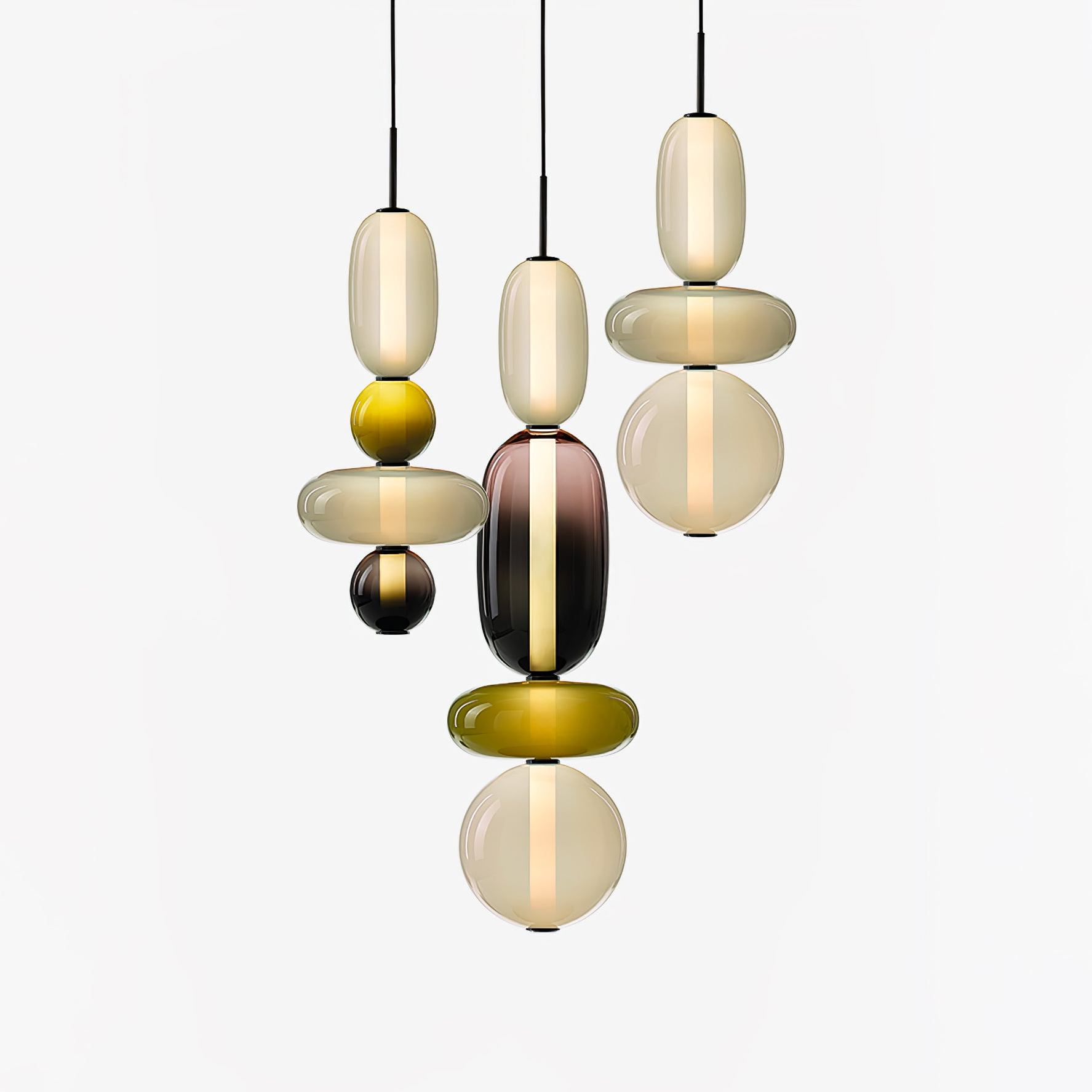 Candied Glass Combo Pendant Light - Lamp Outdoor