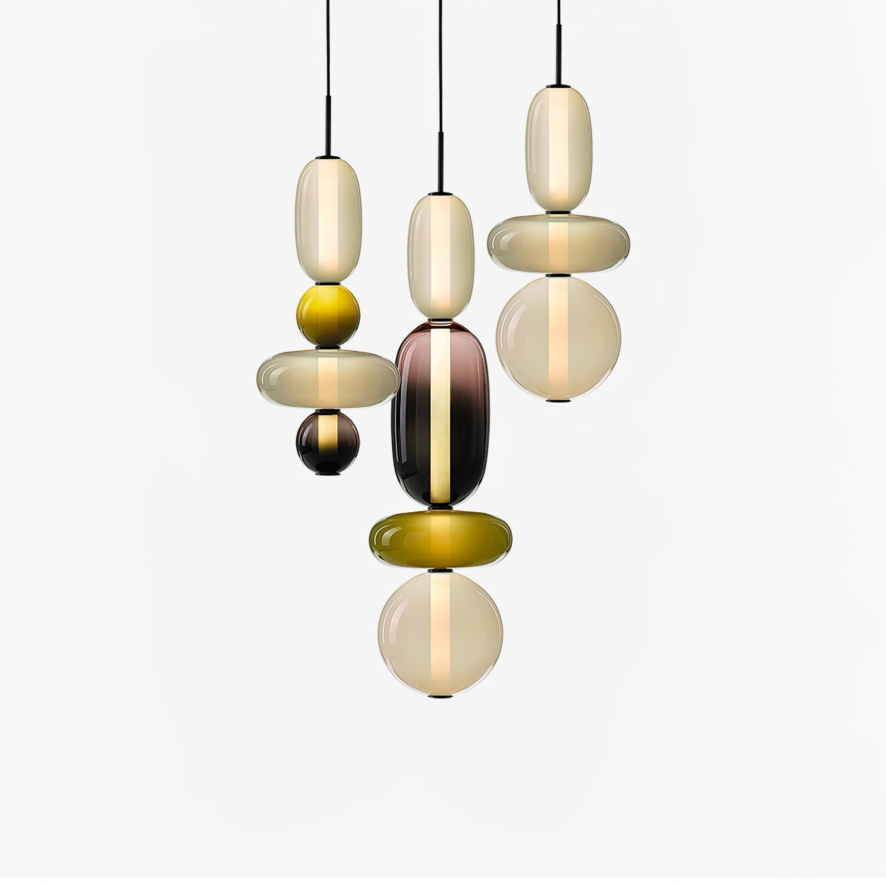 Candied Glass Combo Pendant Light - Lamp Outdoor