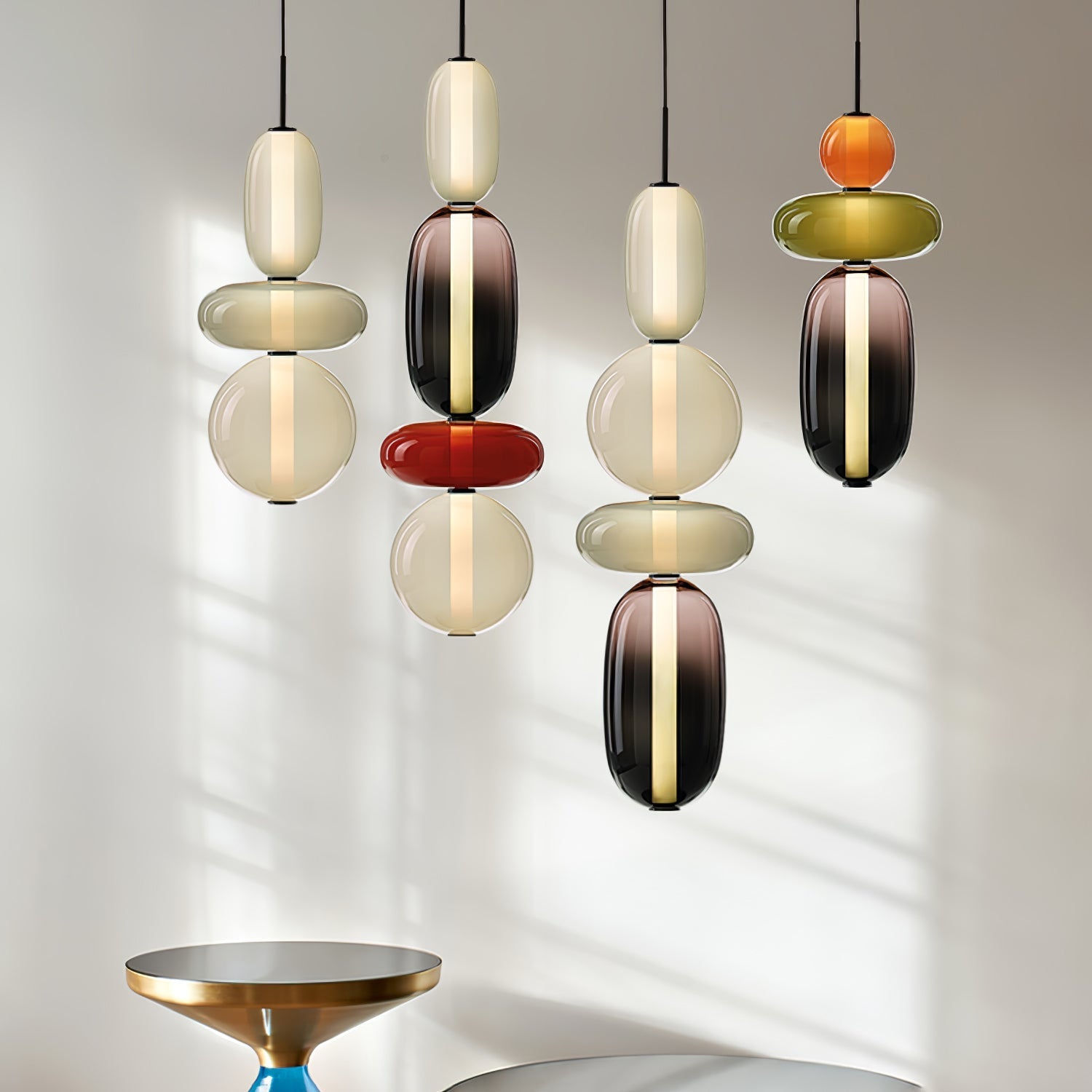 Candied Glass Combo Pendant Light - Lamp Outdoor