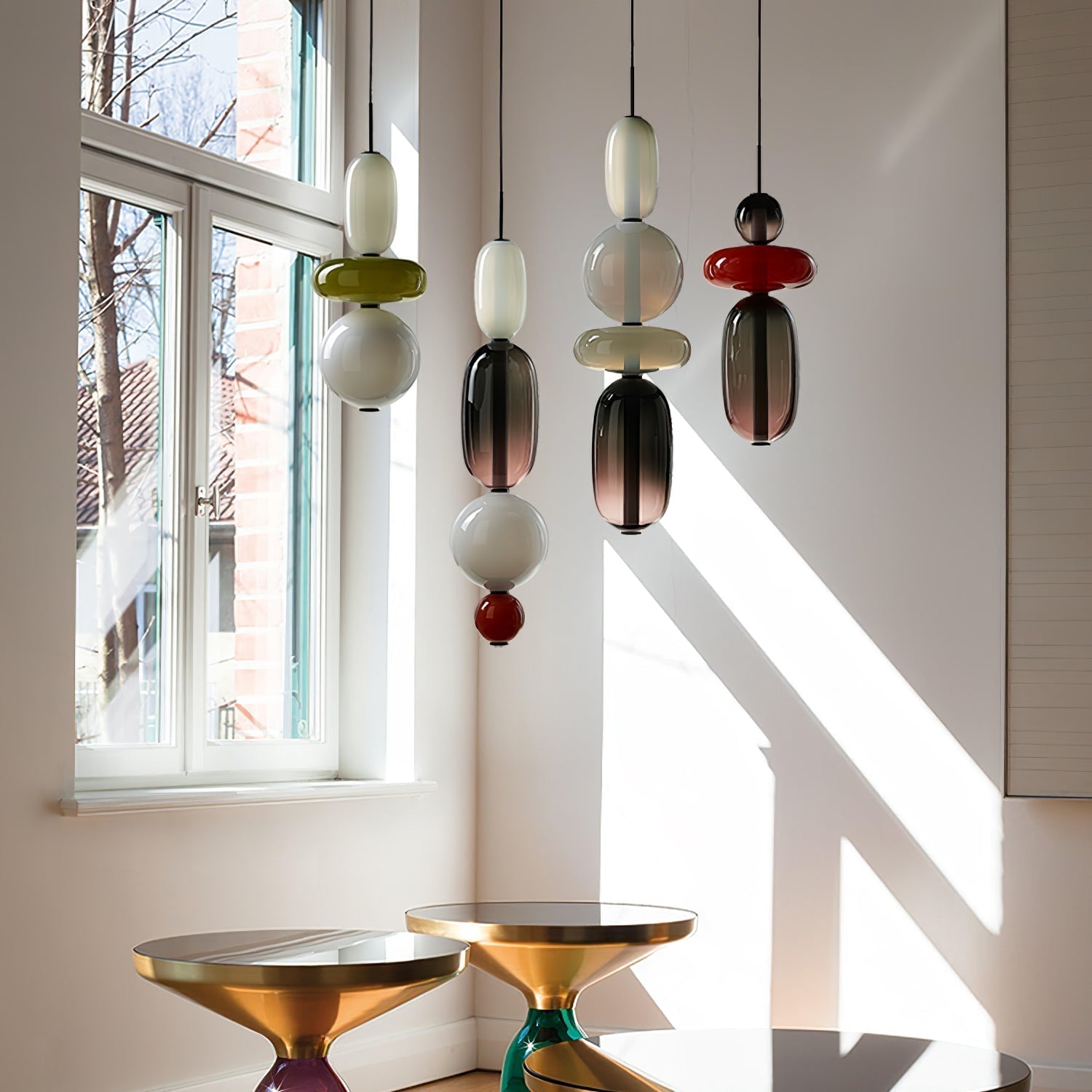 Candied Glass Combo Pendant Light - Lamp Outdoor