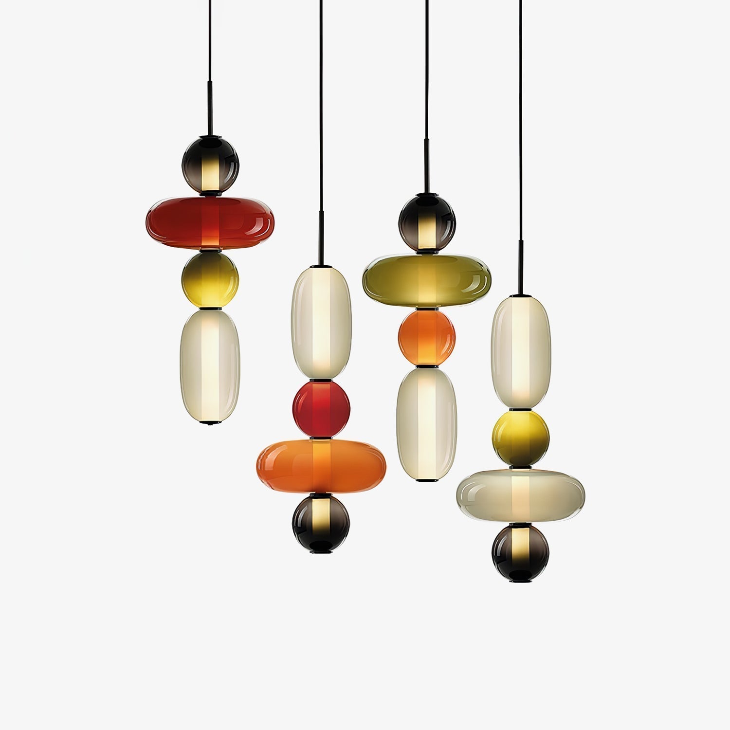 Candied Glass Combo Pendant Light - Lamp Outdoor