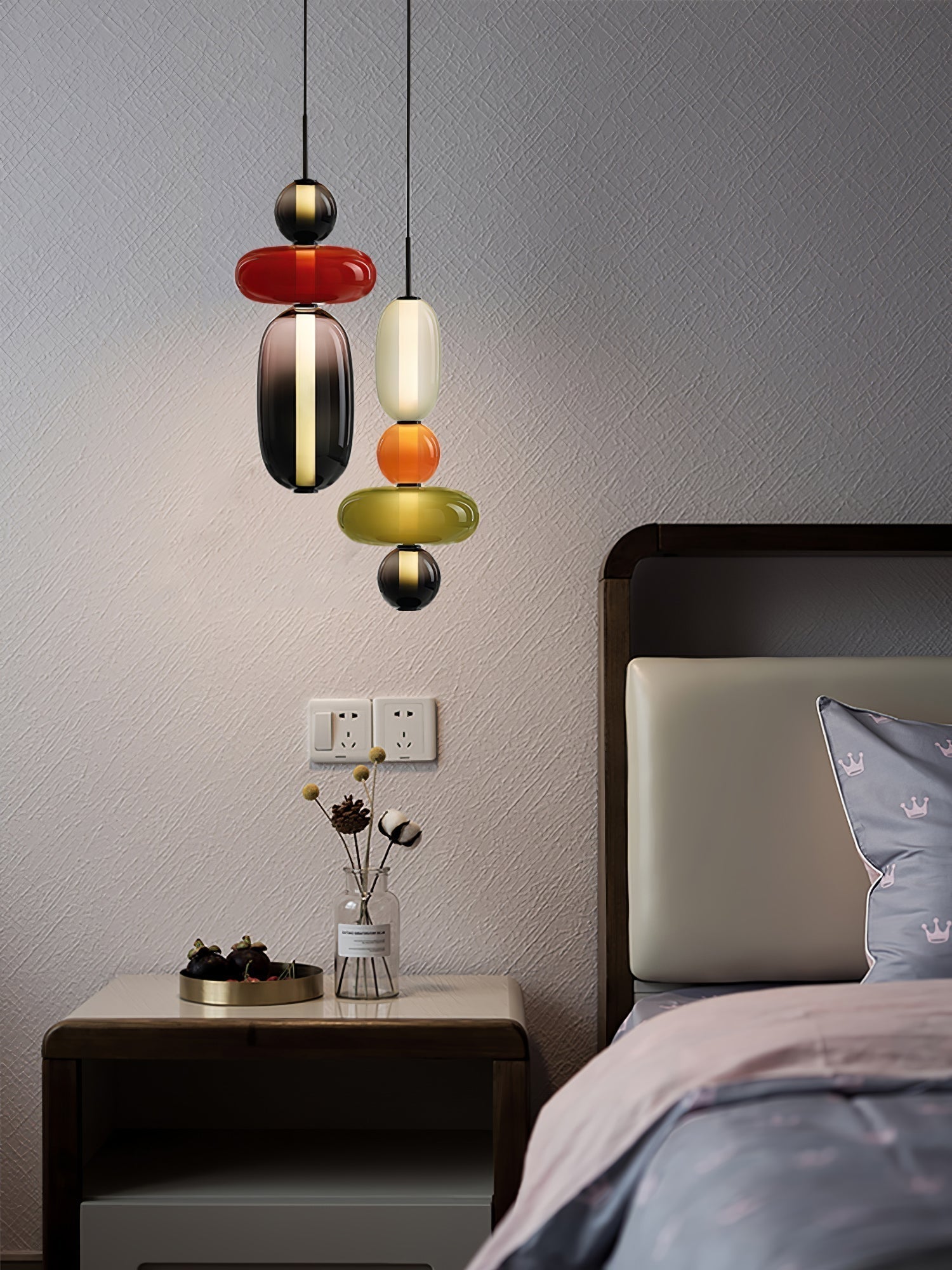 Candied Glass Combo Pendant Light - Lamp Outdoor