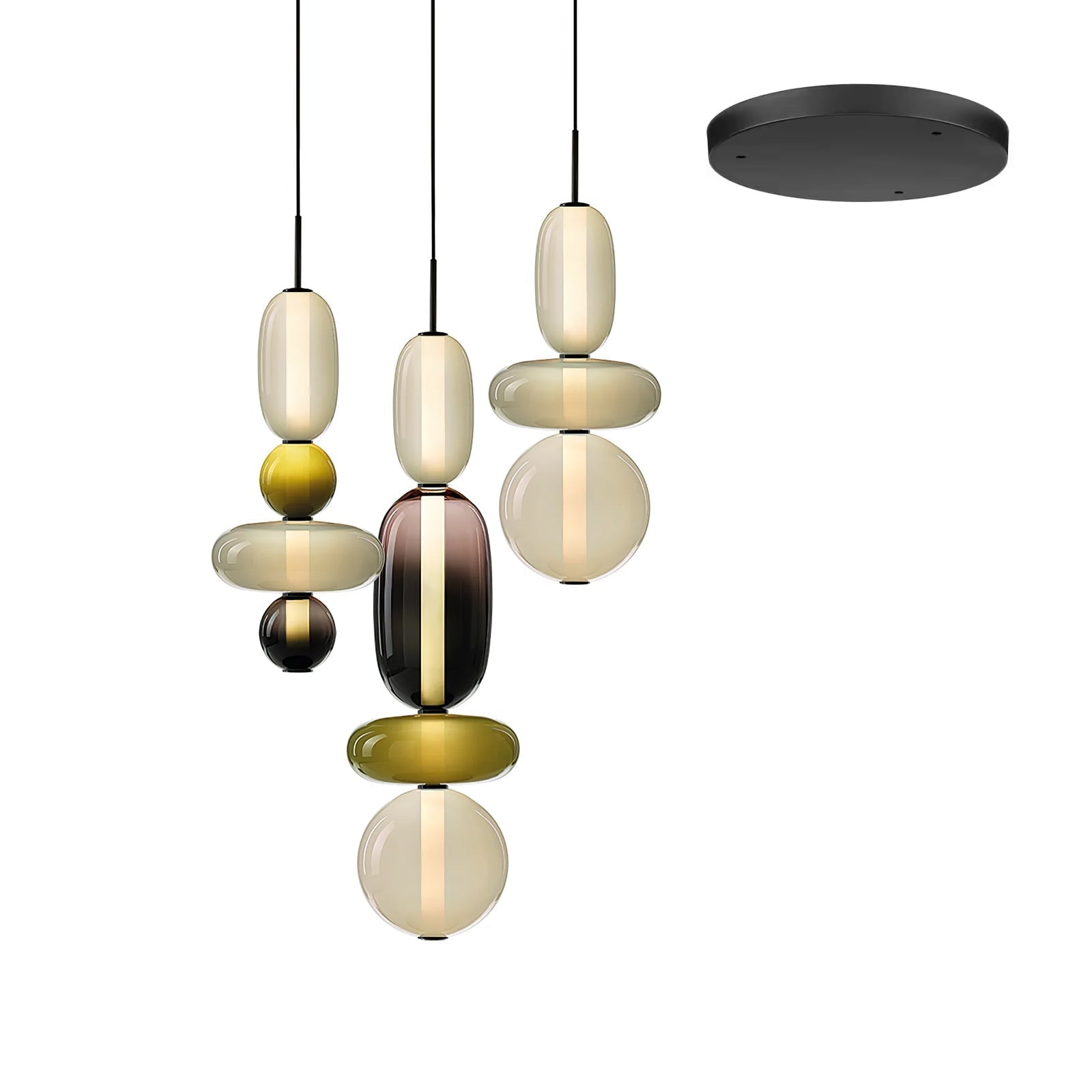 Candied Glass Combo Pendant Light - Lamp Outdoor
