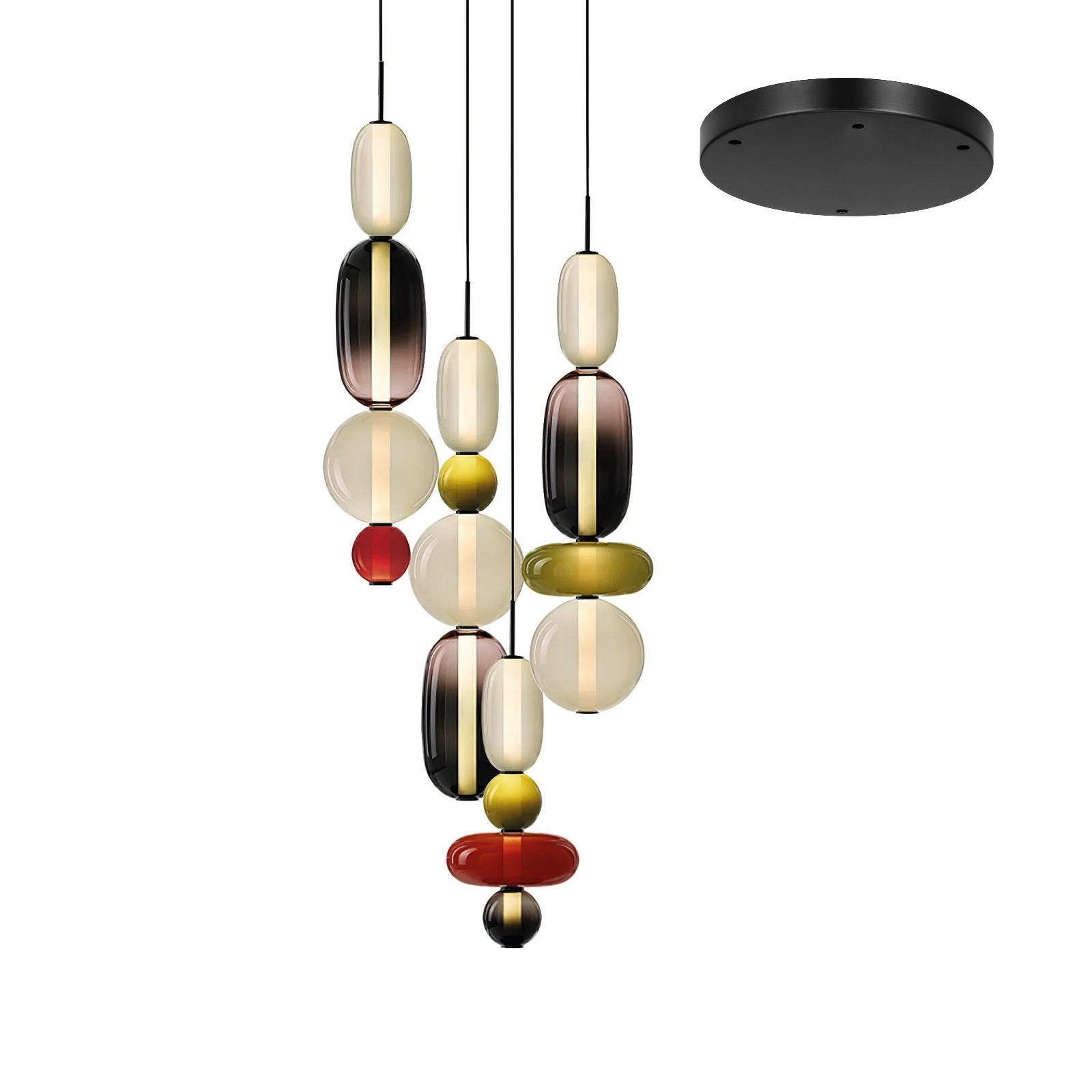 Candied Glass Combo Pendant Light - Lamp Outdoor
