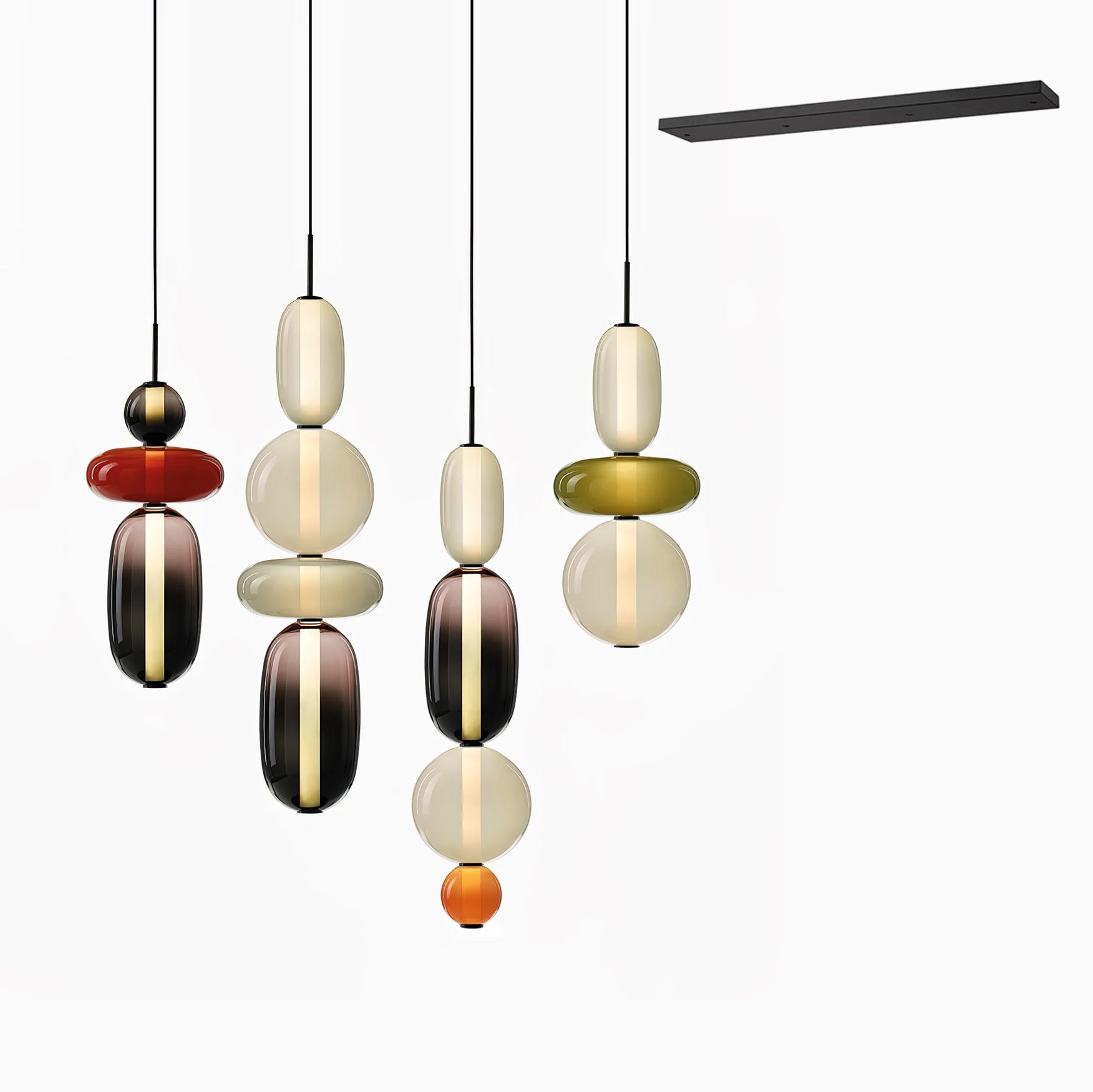 Candied Glass Combo Pendant Light - Lamp Outdoor