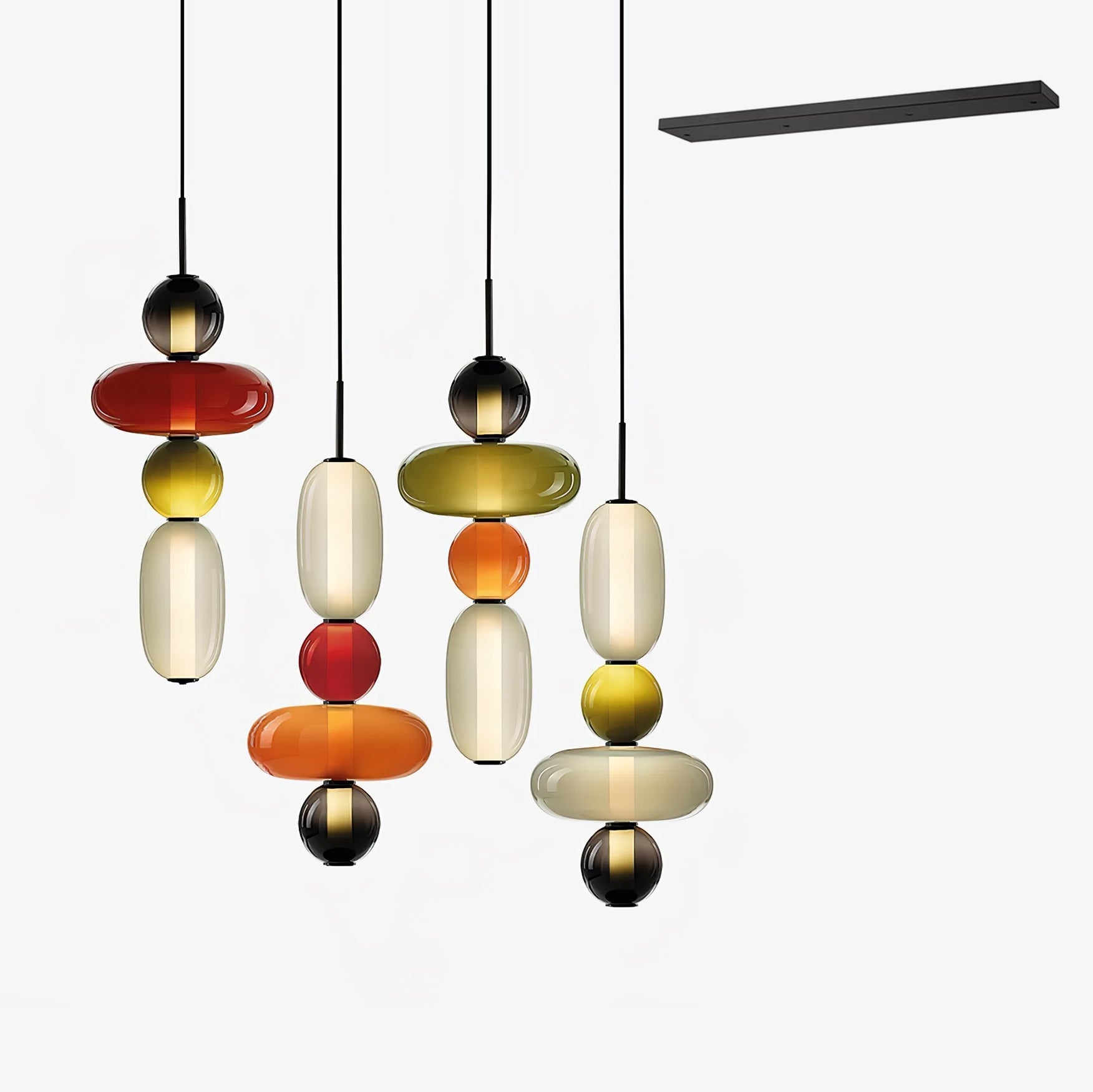 Candied Glass Combo Pendant Light - Lamp Outdoor