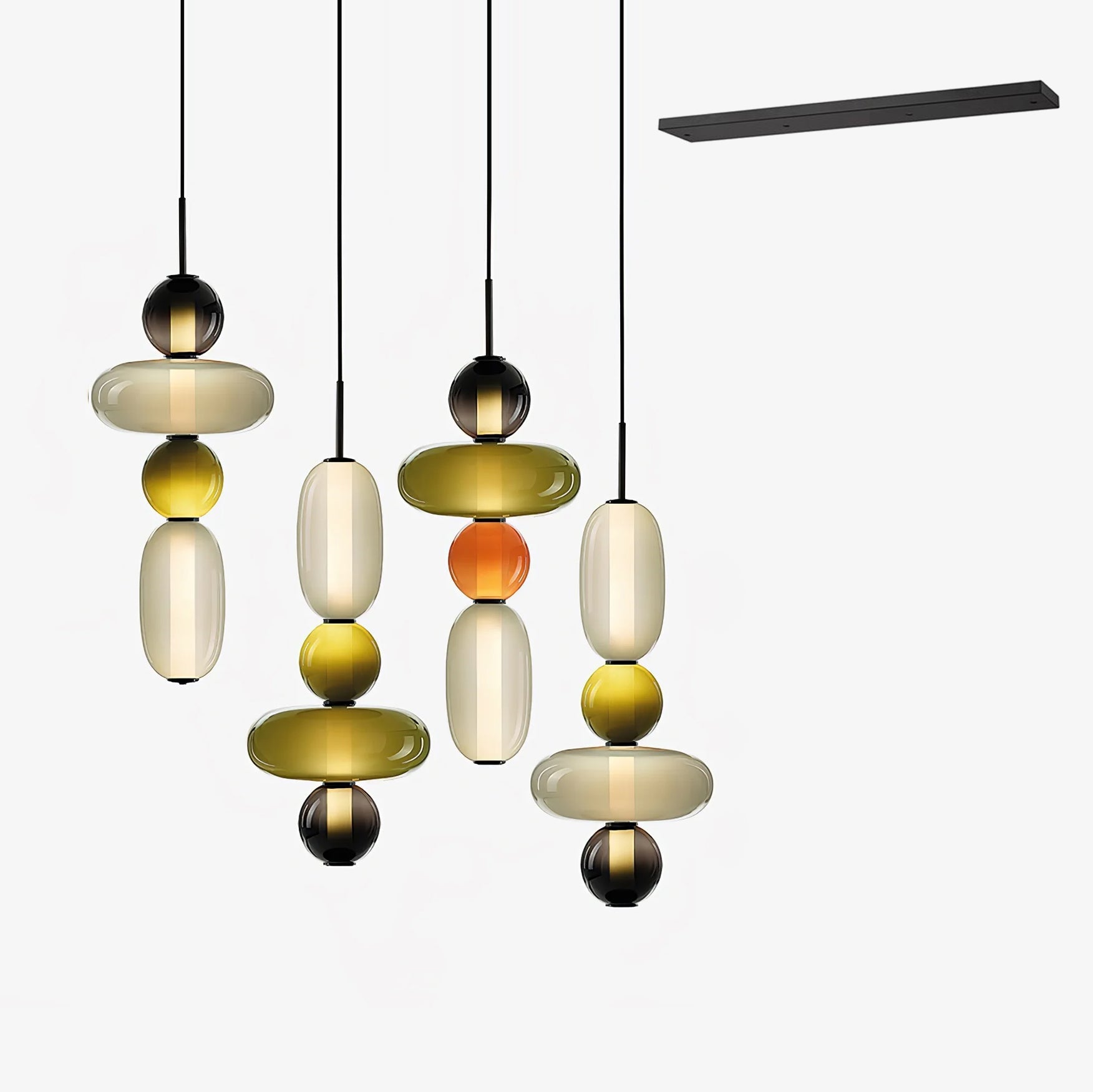 Candied Glass Combo Pendant Light - Lamp Outdoor