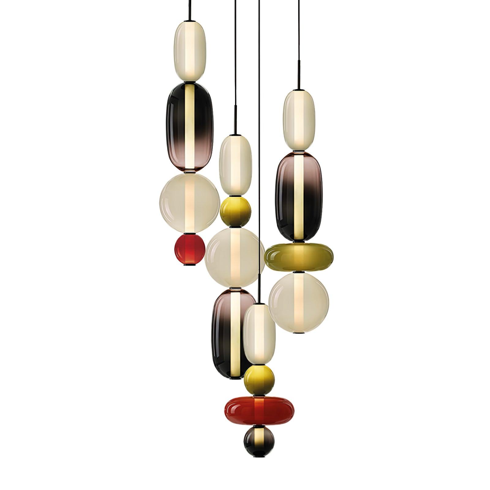 Candied Glass Combo Pendant Light - Lamp Outdoor