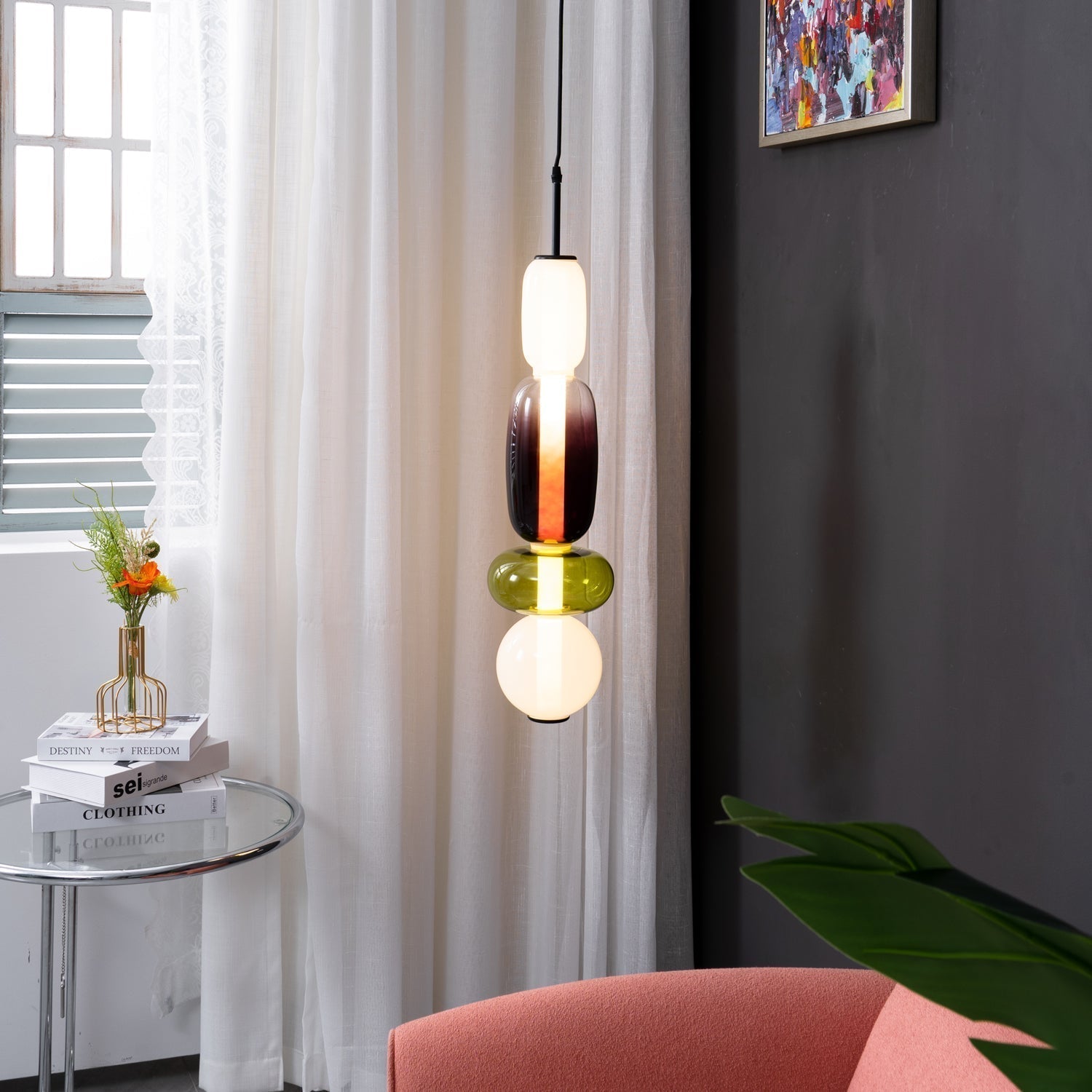 Candied Glass Pendant Light - Lamp Outdoor