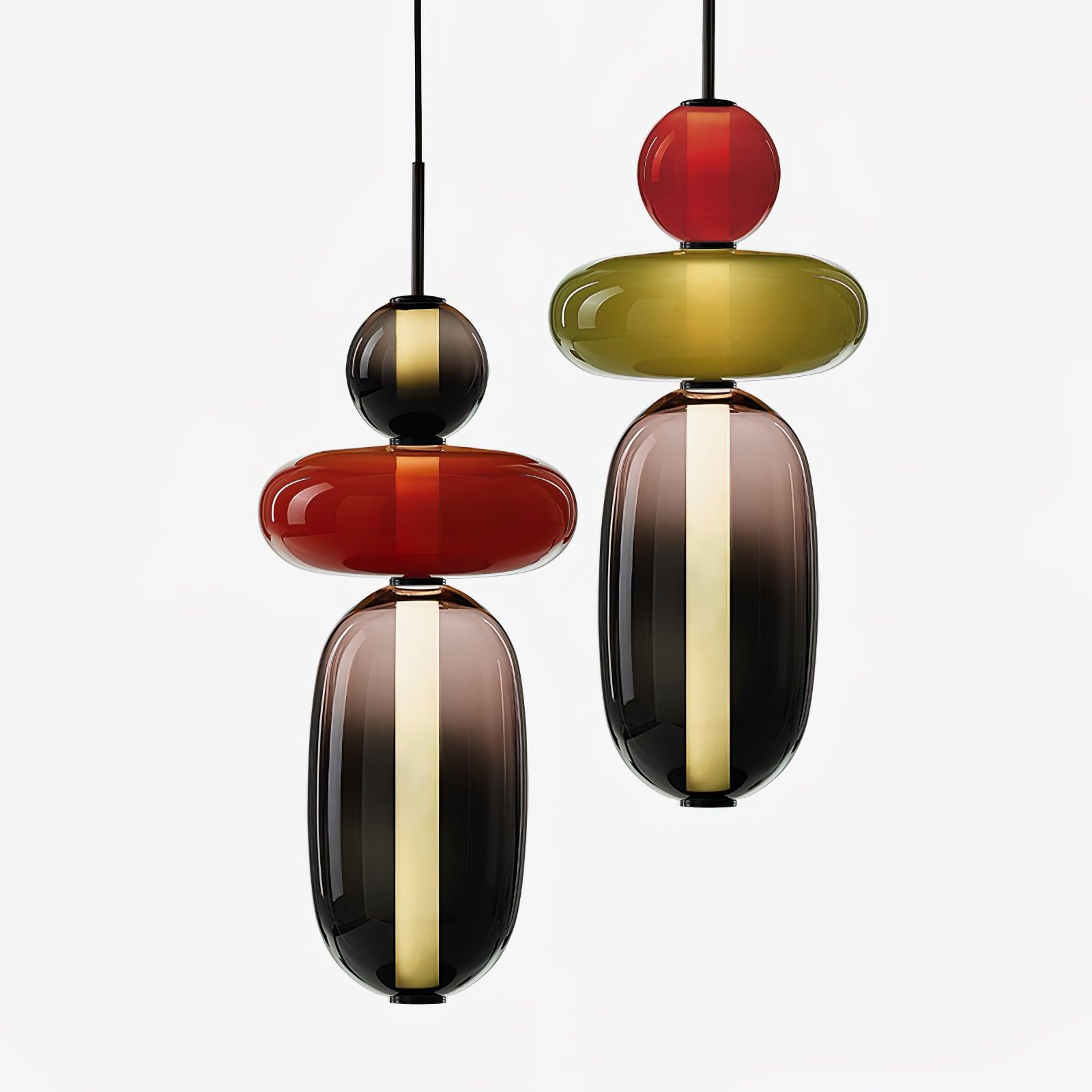 Candied Glass Combo Pendant Light - Lamp Outdoor